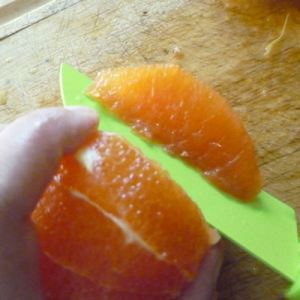 Peel and cut the Oranges